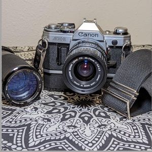 Canon AE-1 35mm film SLR camera